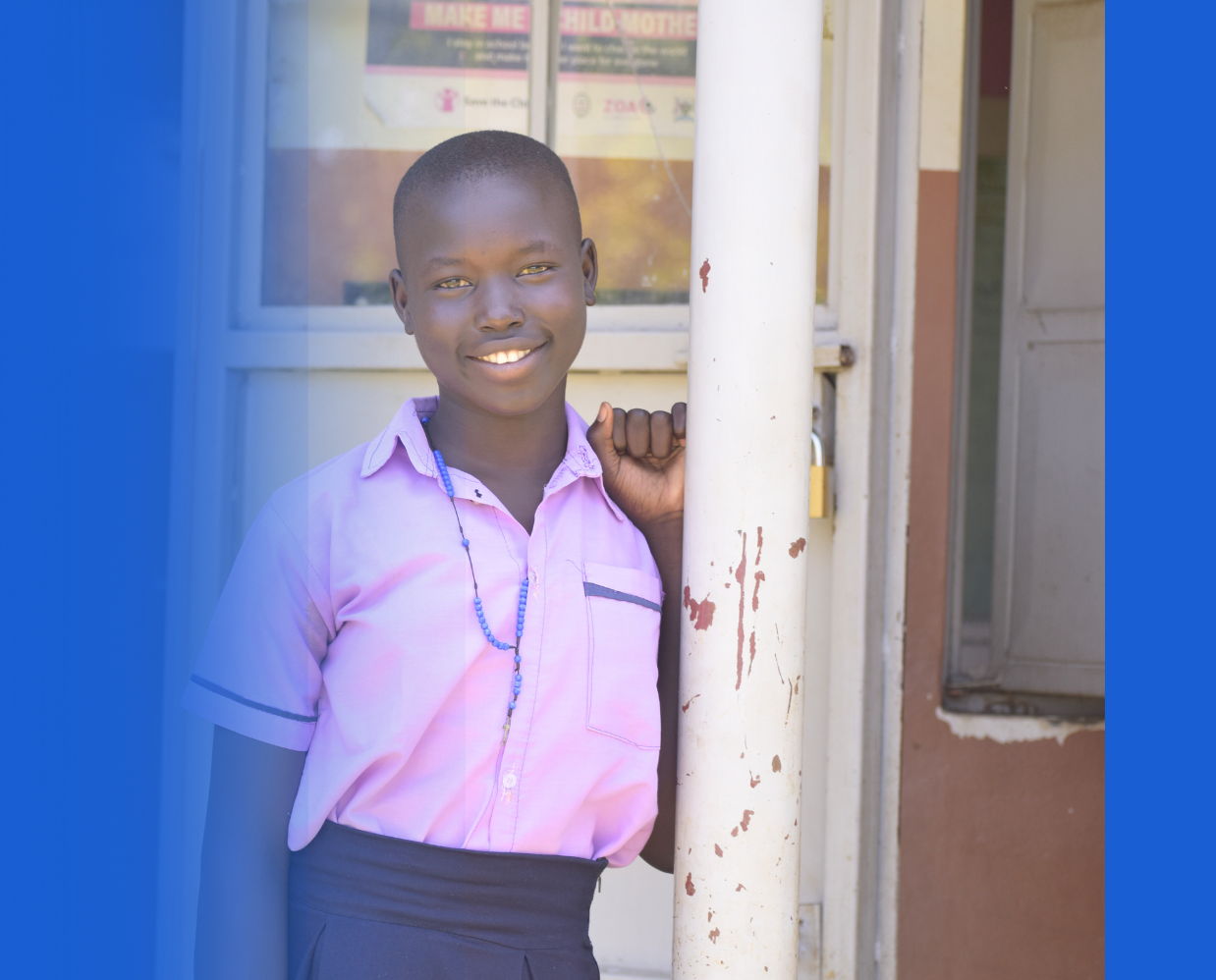 A child who is a member of our peace club